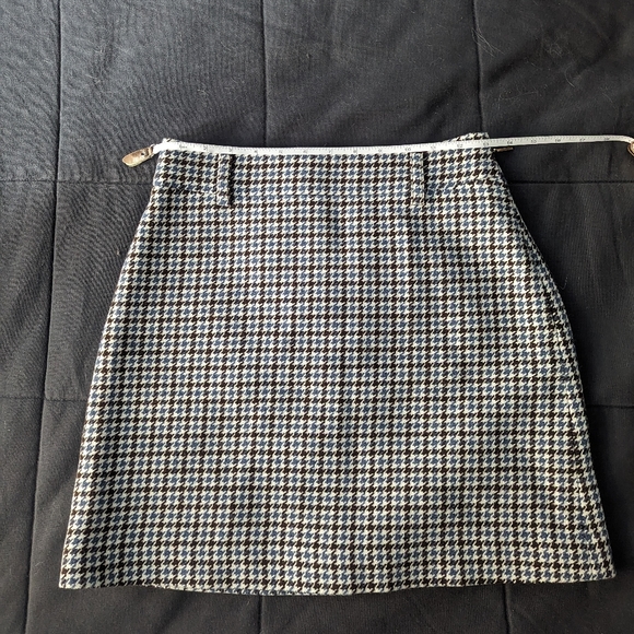 Kate Spade Houndstooth Mini Skirt Size 0 - Picture 5 of 5